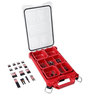lot 555 image: 100PCS Milwaukee Tool SHOCKWAVE Impact Duty Driver Bit PACKOUT Set