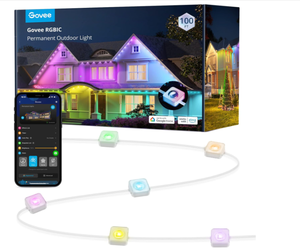 lot 573 image: Govee Permanent Outdoor Lights, Smart RGBIC Outdoor Lights with 75 Scene Modes