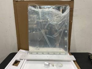 lot 22 image: 40x32 LED Metal Frame Mirror