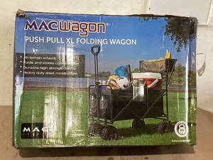 lot 528 image: Macsports Foldable Portable Push-Pull Wagon Cart