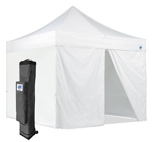 lot 570 image: E-Z UP ES100S Instant Commercial Pop Up Canopy Tent