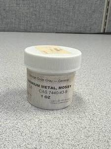 lot 12 image: 1oz. Of Cadmium Metal, Mossy Cd CAS 7440-43-9