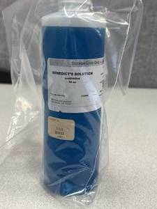 lot 18 image: 16oz. Of Benedicts Solution, Qualitative