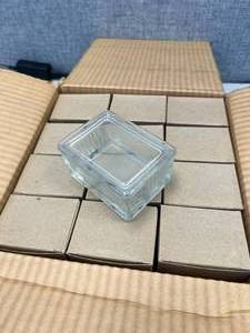 lot 37 image: Box of 12 - Oblong Staining dishes, 3x4 Inches