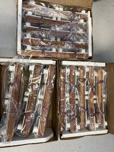 lot 55 image: 13 - Unaccembled Wood and Plastic Test Tube Racks