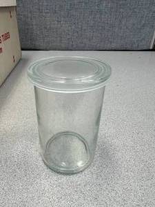 lot 74 image: 12 - Jars With Glass Tops, 4 Inches Tall