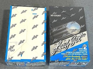 lot 4 image: 1991 Leaf Baseball Series 2 Hobby Boxes (Factory Sealed)