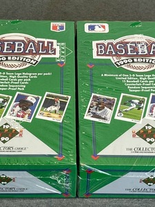 lot 5 image: 1990 Upper Deck Baseball Factory Sealed Hobby Boxes - Griffey, Sosa