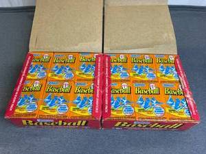 lot 12 image: 1991 Donruss Baseball Jumbo Cello Box Lot (Sealed Packs) - Griffey, Deion Sanders, Juan Gonzalez