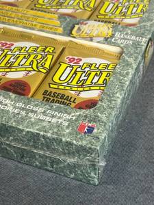 lot 16 image: 1992 Fleer Ultra Baseball Series 1 and 2 Boxes (Factory Sealed)