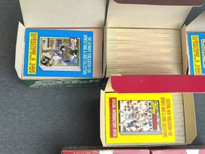 lot 31 image: 1989, 1990, 1991 Topps Traded Baseball Sets with 1991 Fleer Update Baseball Sets - Griffey, Randy Johnson, Deion Sanders, and More