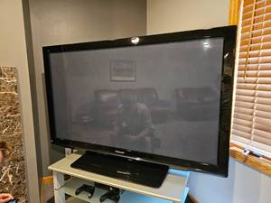 lot 65 image: 65 inch Panasonic Flat Screen