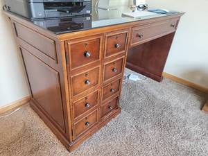 lot 55 image: Gorgeous Mahogany Writing Desk