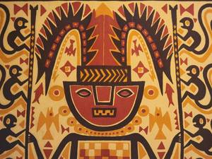 lot 82 image: Exotic Traditional Peruvian Fine Art Print - Silvania Prints - Lima, Peru