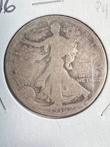1916 US WALKING LIBERTY HALF DOLLAR