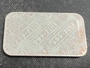 1 TROY OZ .999 FINE SILVER INTERNATIONAL TRADE UNIT BAR