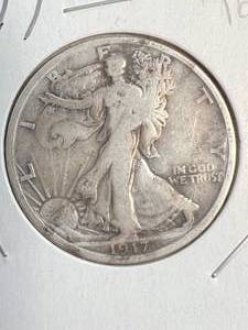 1917 US WALKING LIBERTY HALF DOLLAR