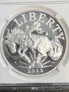 1 TROY OZ .999 FINE SILVER LIBERTY ROUND NGC PF70 ULTRA CAMEO