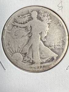 1917-D US WALKING LIBERTY HALF DOLLAR