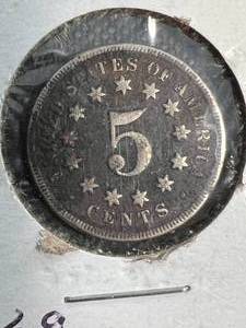 1869 US SHIELD NICKEL