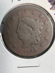 1832 US LIBERTY HEAD LARGE CENT