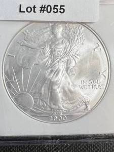 2000 AMERICAN SILVER EAGLE NGC MS69