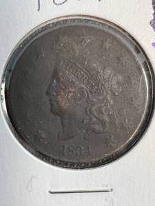 1834 US LIBERTY HEAD LARGE CENT