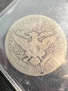 1906-D US BARBER HALF DOLLAR