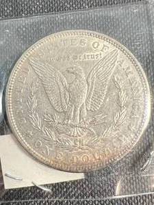 1885 US MORGAN SILVER DOLLAR