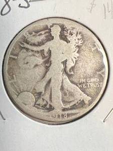 1918-S US WALKING LIBERTY HALF DOLLAR