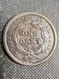 1842 US BRAIDED HAIR LARGE CENT