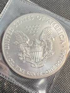 2017 AMERICAN SILVER EAGLE 1 TROY OZ .999 FINE SILVER