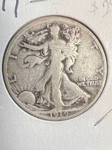 1919 US WALKING LIBERTY HALF DOLLAR