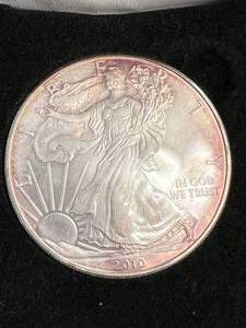 2010 AMERICAN SILVER EAGLE 1 TROY OZ .999 FINE SILVER