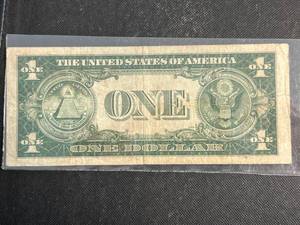 1935A US BLUE SEAL $1 SILVER CERTIFICATE