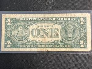 1957B US BLUE SEAL $1 SILVER CERTIFICATE