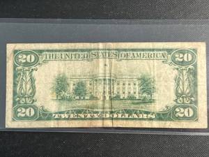 1928B US $20 REDEEMABLE IN GOLD NOTE