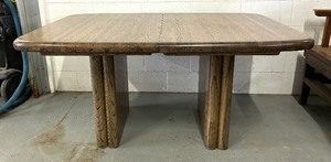 lot 65 image: Vintage Oak Dining Table