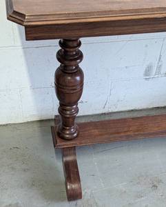lot 10 image: Wood Console Table