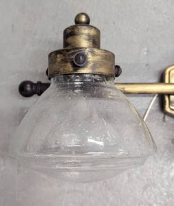 lot 74 image: Flush Mount Wall Light Fixture