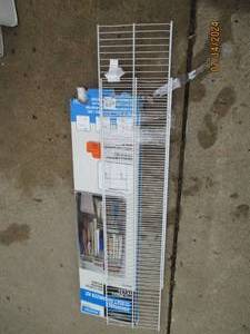 lot 18 image: Everbilt adjustable wire rack close...