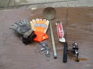 lot 54 image: Assortment of fishing equipment and...