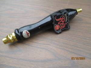 lot 74 image: Rochester Red Ale Bar tap handle...