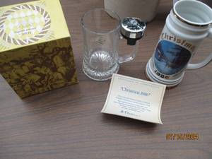 lot 108 image: 1986 Christmas Stein and Novelty ta...