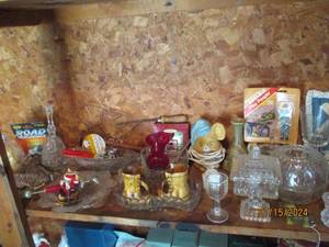 lot 133 image: Vintage glassware, toys and home de...