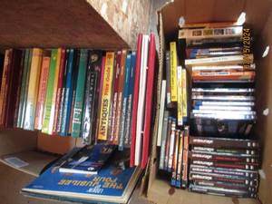 lot 155 image: Large lot of assorted books and DVD...
