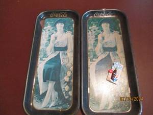 lot 168 image: Pair of Vintage thin Coca-Cola deco...