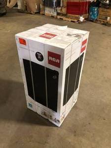 lot 1 image: RCA 3.2 cu. ft. Mini Refrigerator in Black Customer Returns See Pictures