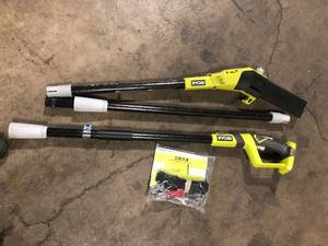 lot 25 image: RYOBI ONE 18V 8 in. Cordless Pole Saw Customer Returns See Pictures