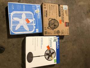 lot 5 image: Lot of Assorted Fans Various Models and Conditions  Customer Returns See Pictures
